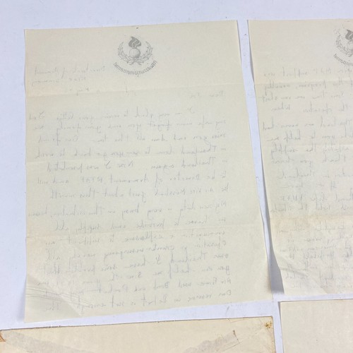 1972 Royal Thai Air Force Letterhead Ordinance Dept Director of Armament Signed - Picture 10 of 14