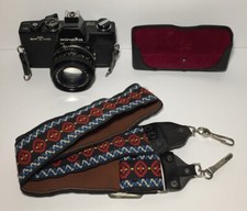 Minolta SRT MC 35mm SLR Film Camera w/ MC Rokkor-X 50mm Lens  Strap Works