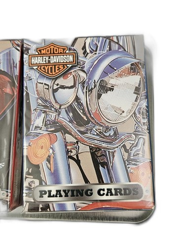 Harley Davidson Playing Cards Collectors Tin 2003 - 2 Sealed Decks Bicycle HD - Picture 5 of 5