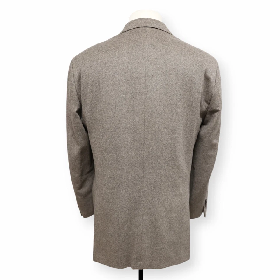 ARNOLD BRYANT Hombre Marrón Sólido VISÓN CACHEMIR Abrigo Deportivo Traje Chaqueta Blazer 44 L Foto 4 de 4