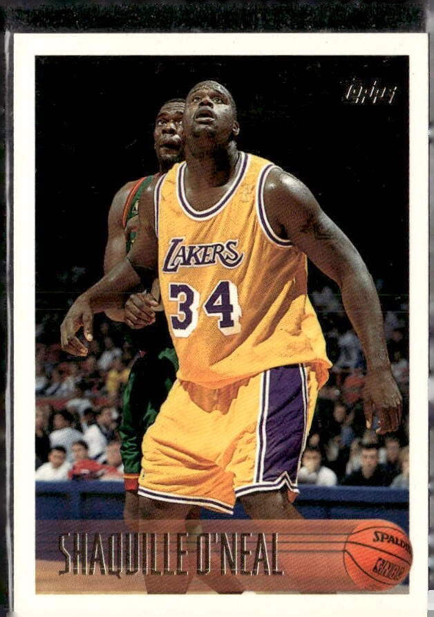 Shaquille Oneal trading card