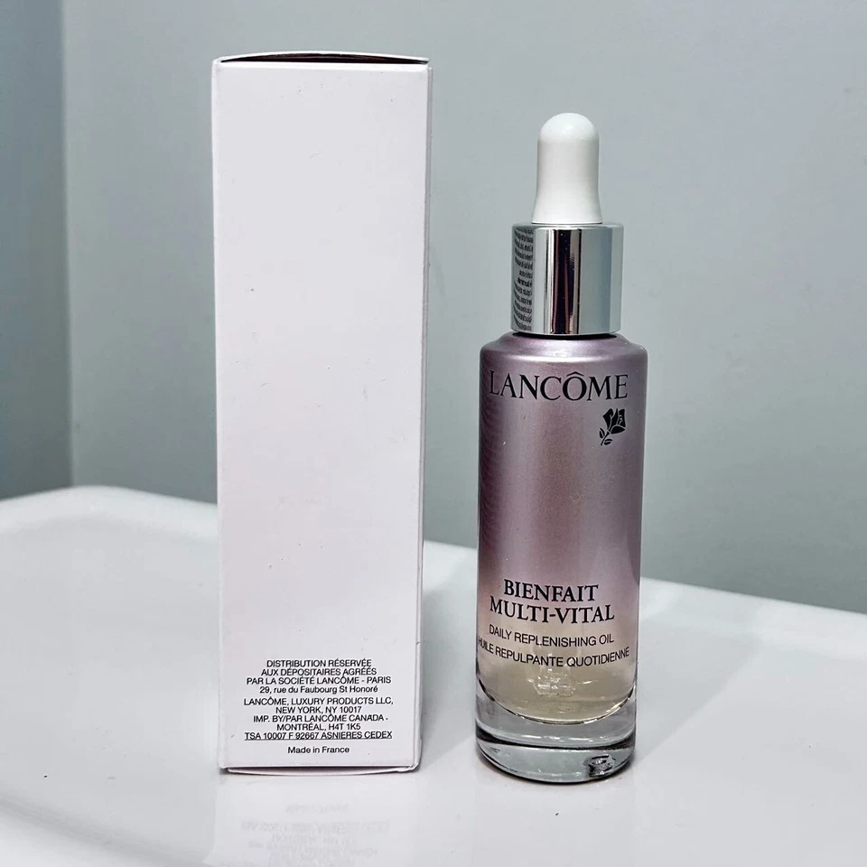 Nuevo aceite de reposición diaria multivital Lancome Bienfait tamaño completo 30 ml/1 oz Foto 3 de 4