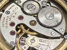 MULCO WATCH VINTAGE LADIES WORK 