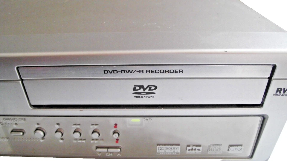 L SHARP - DV-RW260 VHS DVD Recorder / Kombigerät / Fernbedienung / Silber - Bild 4 von 4