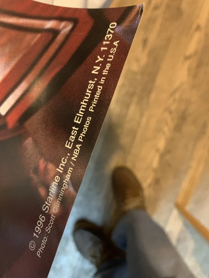 Póster de pared Dennis Rodman NBA STARLINE Chicago Bulls 1996 Michael Jordan B Foto 3 de 4