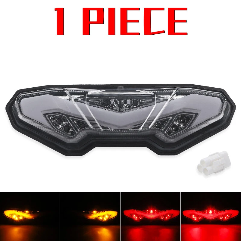 Luz trasera LED integrada señal de giro de freno para YAMAHA MT09 FZ09 FJ09 FZ10 MT-10 Foto 3 de 4