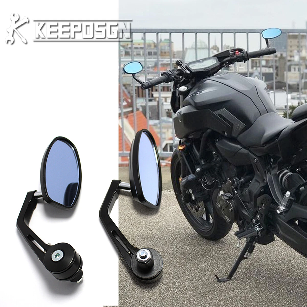 Yamaha mt 03 bar end mirrors discount