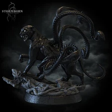 Displacer Beast Miniature For DnD And TTRPGs Pathfinder 32mm 75mm Stormborn