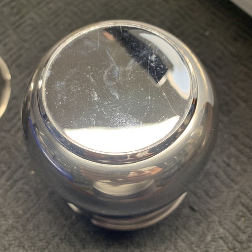 Set of 2 Stainless Steel Push Thru Wheel Center Cap Hub Cover 5 Lug Rim