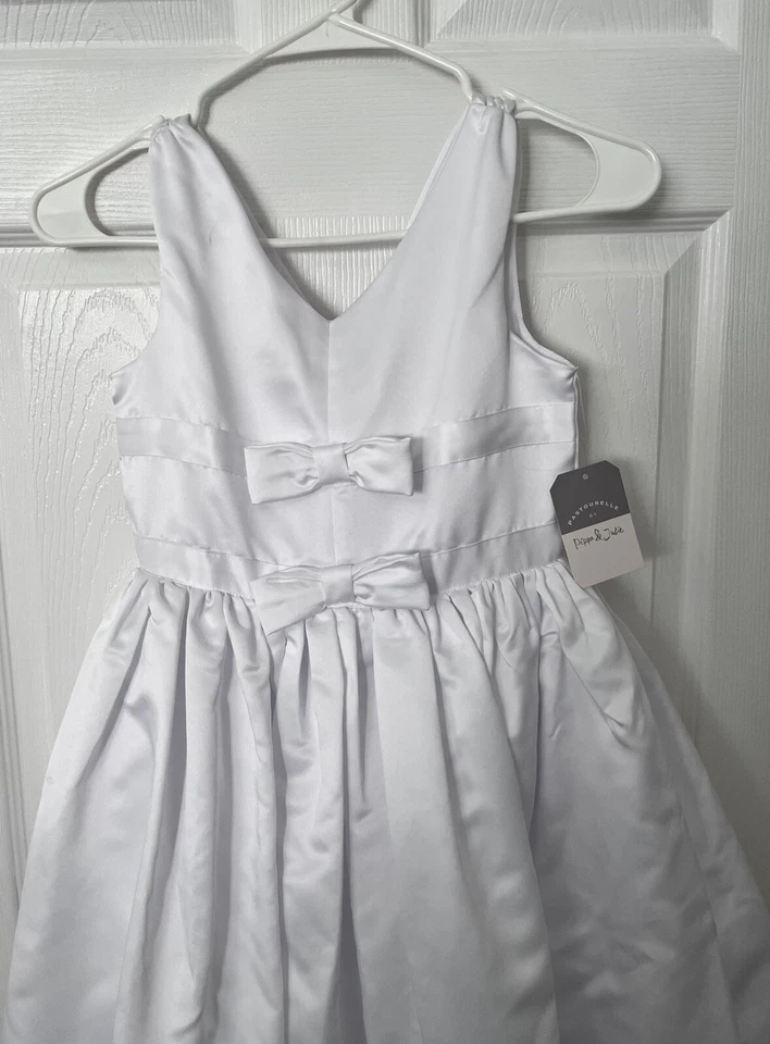 Vestido Formal Pastourelle by Pippa & Julie Ajuste y Acampanado Midi Niña’s Talla 8 Foto 2 de 4