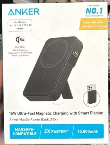ANKER MAGGO POWER BANK (10K) A1654011 BLACK video thumbnail