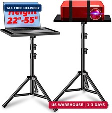 Heavy Duty Projector Stand Adjustable Laptop Tripod Mount For Office Home