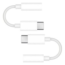  2 Packs USB Type C to 3.5mm Female Headphone Jack Adapter, USB C to Aux Aud...