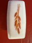 Vintage Pyrex Autumn Harvest Wheat Butter Dish — photo 1
