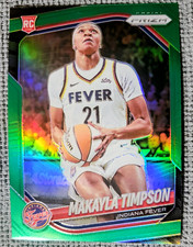 2025 Panini Prizm Green Makayla Timpson Indiana Fever #14 Rookie