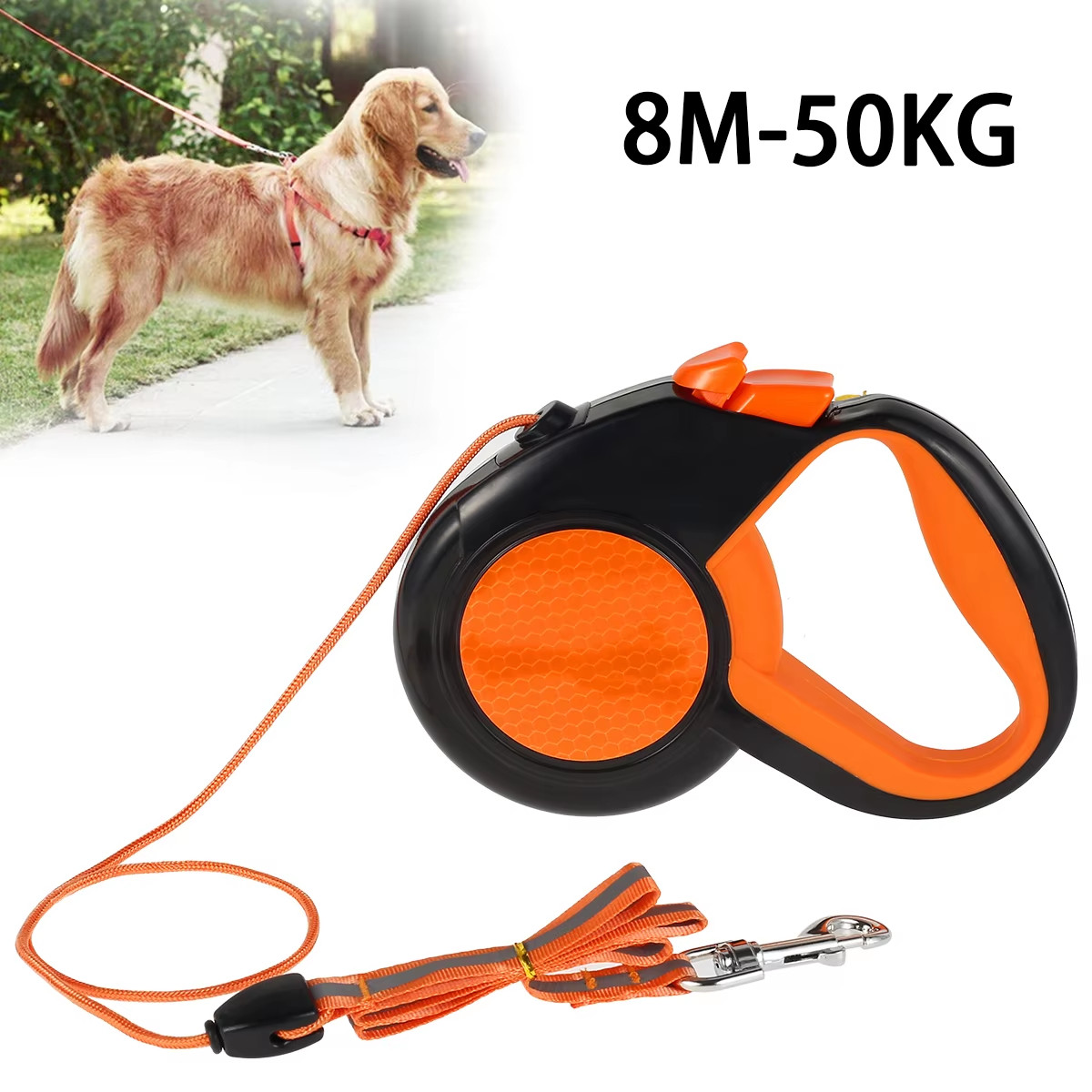 Offerta Guinzaglio Retrattile 8m 50kg | Prezzo Outlet Accessori Cani