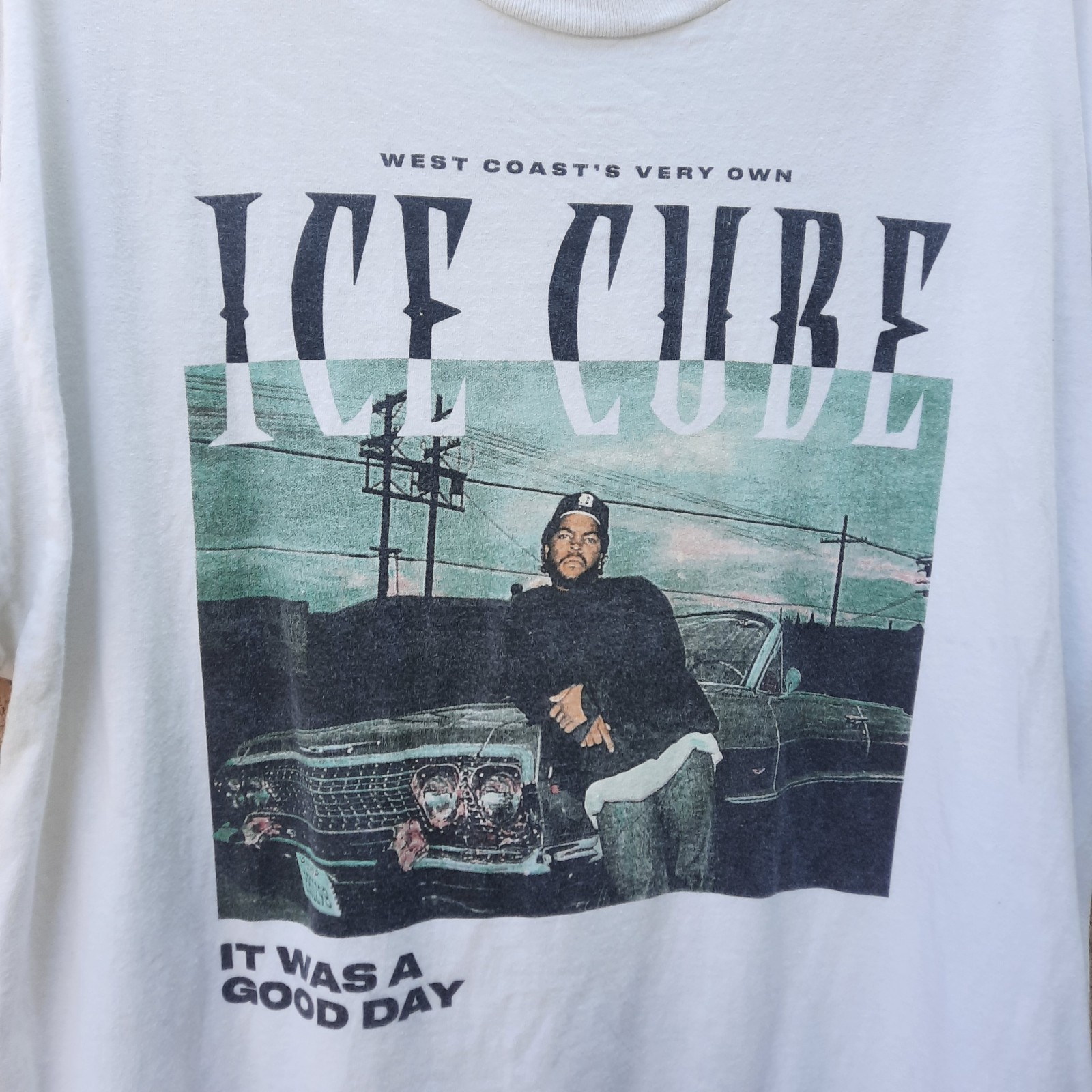 Ice Cube It Was a Good Day T-Shirt Size XL West Coast 90s Hip Hop Rap Retro image 2