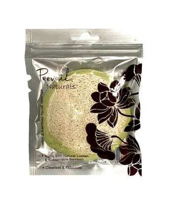 Prevail Naturals Exfoliating Loofah and Bamboo Facial Sponge