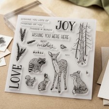 CTMH Stamp Set FOREST CRITTERS S2212 New Stamps Only Sale