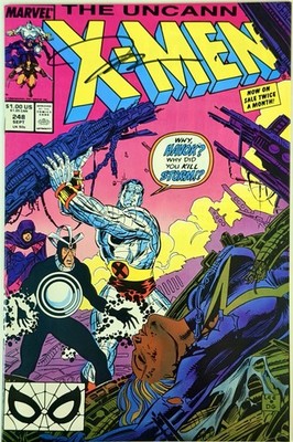 Uncanny X-Men 248 (1989) - Key Recently Signed by Jim Lee w/COA - Colossus Havok