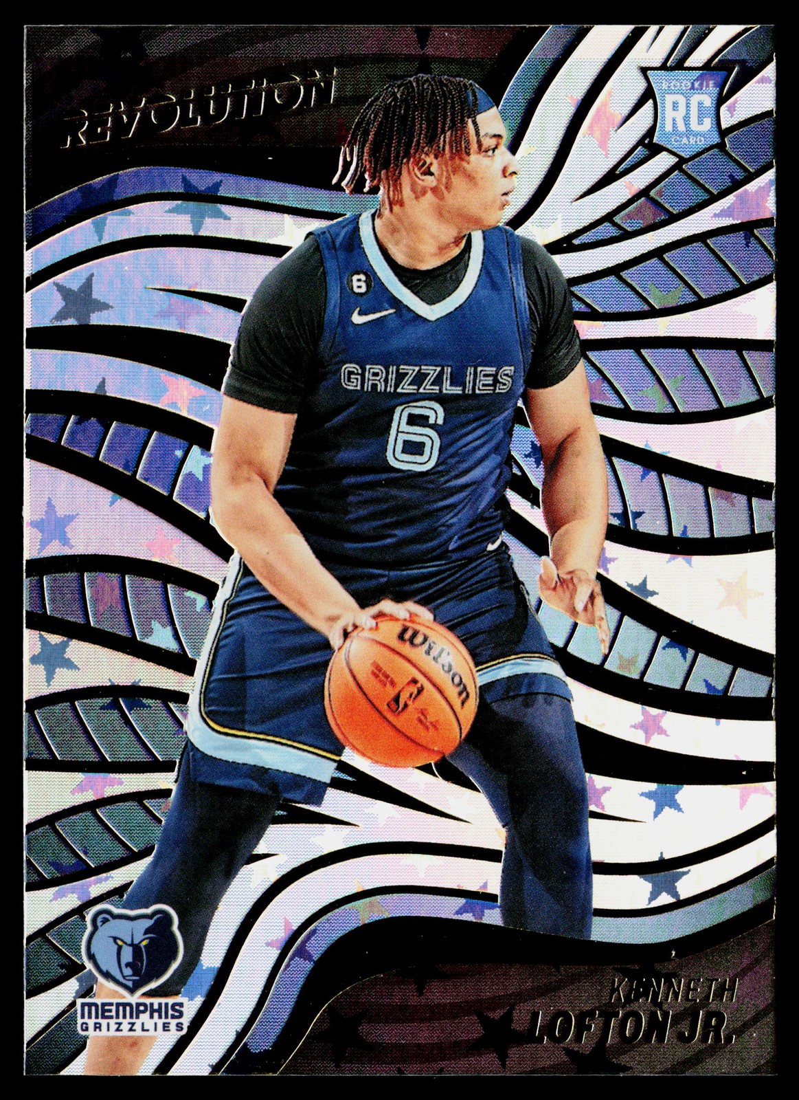 2022-23 Panini Revolution Astro Rookie #144 Kenneth Lofton Jr. Memphis Grizzlies