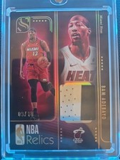 2024-25 Panini Silhouette #REL-BAM Bam Adebayo NBA Relics #09/10 - Heat 🔥