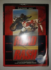 Road Rash Video Game Sega Genesis - with Manual