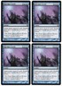 Blue Sun's Zenith x4 4x 2011 Mirrodin Besieged PLAYSET Blue Instant MTG NM AZ1