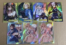 Goddess Story Senpai Goddess Haven MR/XR LOT- 7 Cards! Android 18, Rem, Mei