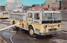Postcard Binghamton New York Fire Departments Engine No 5