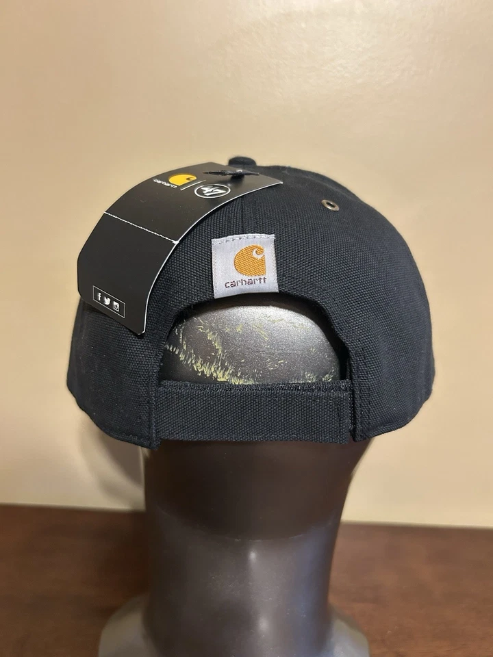 Carolina Panthers Carhartt x 47 MVP Sombrero Pato Tela Negro OSFM NUEVA MUESTRA Foto 3 de 4