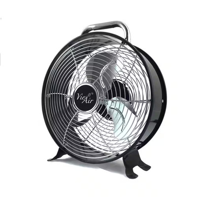 12 In. 2-Speed High Velocity Retro Metal Drum Fan