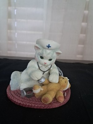 Calico Kittens Your Touch Heals Body And Soul Nurse Enesco 2000