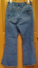 American Eagle Jeans Womens 10 Long Blue Curv...
