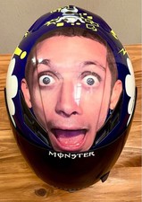 Casco integrale AGV Valentino Rossi taglia M design Mugen GP con scudo Giappone
