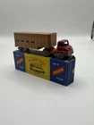 Boxed Matchbox Lesney Major No.7 Jennings Cattle Truck Red Door Fair condition