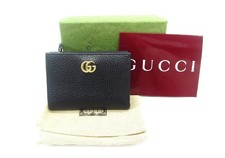 GUCCI 772738 Black Folded Wallet Wallet UP5626 From Japan