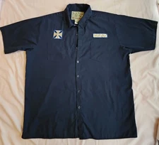 West Coast Choppers Jesse James Shirt XL Motorcycle Work Wear Embroidered VTG