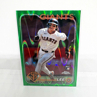 Topps 2024 Chrome Jung-Hoo Lee Rookie San Francisco Giants #201 /99