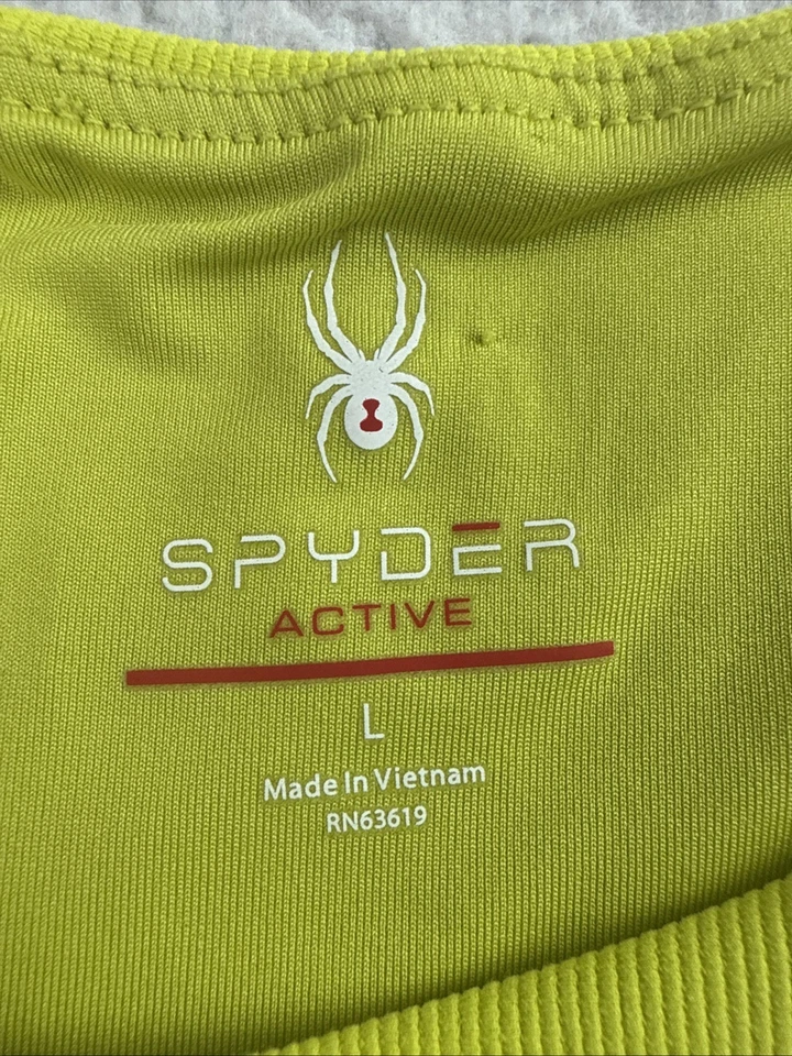 Sujetador deportivo Spyder ajuste seco microfibra espalda deportiva sujetador de entrenamiento copas extraíbles pequeño Foto 2 de 4