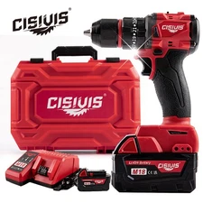 For Milwaukee M18 Battery Cordless Brushless Drill Driver Kit w/ Battery&Charger