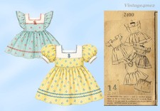 V4me2 Outlet Vintage 2100 Mail Order Doll Clothes Sewing Pattern 14 Doll