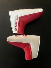 NEW Evnroll Golf Blade Putter White/Red Headcover Head Cover