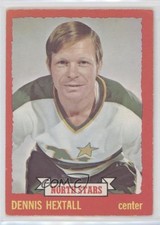 1973-74 O-Pee-Chee Light Back Dennis Hextall #115 0a4