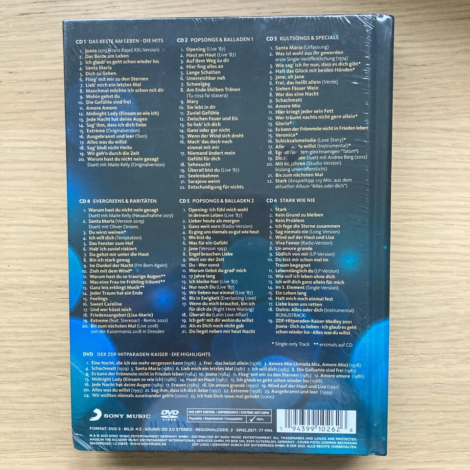 ROLAND KAISER - ALLES KAISER (6 CDs + DVD, Limitierte Deluxe Edition) NEU & OV!P - Bild 3 von 4