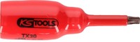 "Ks Tools 1/2\" Bit-Stecknuss Schutzisolierung Torx-Schrauben, T55, Kurz"