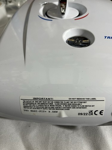 Triton T80 Easy-Fit+ DuElec 9.5kw USED FAULTY SPARES REPAIRS SHOWER UNIT ONLY - Picture 3 of 10