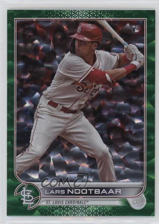 2022 Topps Series 1 Green Foil 134/499 Lars Nootbaar #58 Rookie RC 0fv4