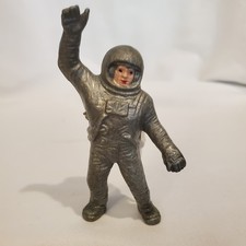 Vintage Spaceman Astronaut Toy Silver With White Pack No. 536
