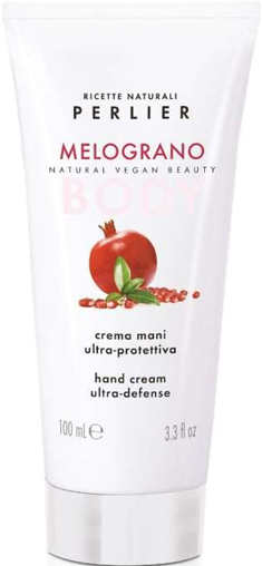 3 PZ PERLIER CREMA MANI ULTRAPROTETTIVA MELOGRANO NATURAL VEGAN BEAUTY 100ML - Immagine 2